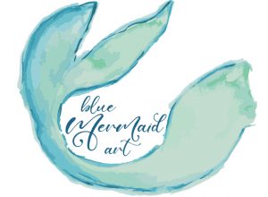 Blue Mermaid Art