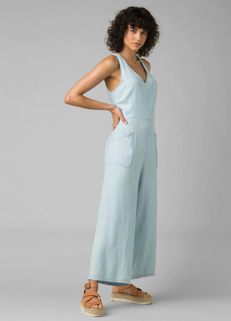 PRANA BAHIA JUMPSUIT VINTAGE BLUE $89.00